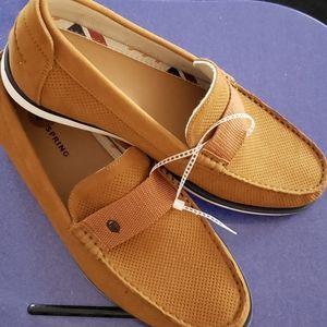 Call it spring brown loafers